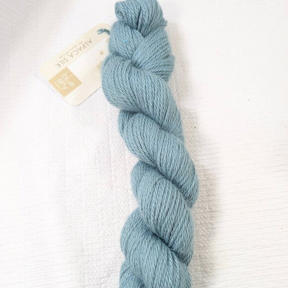 NEW Blue Sky Fibers ALPACA SILK Yarn Color 137 BLUE Sapphire 146yds Sport Weight - Picture 1 of 3